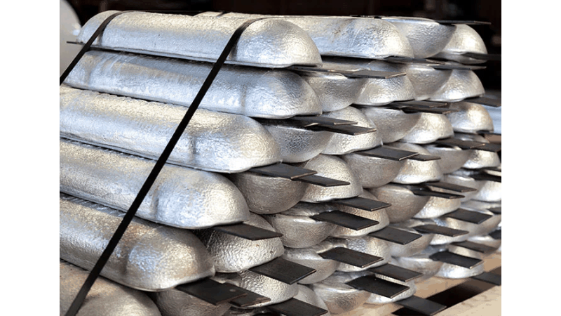 Lote de ánodos de sacrificio de aluminio